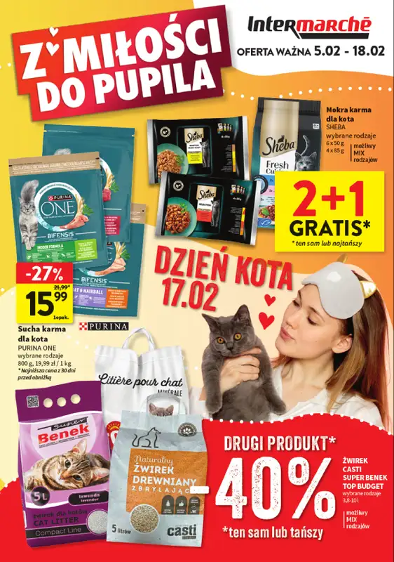 Intermarche - gazetka promocyjna Z miłości do pupila  