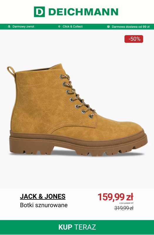 Deichmann - gazetka promocyjna Do -50% na męskie botki i kozaki od wtorku 03.02  - strona 2