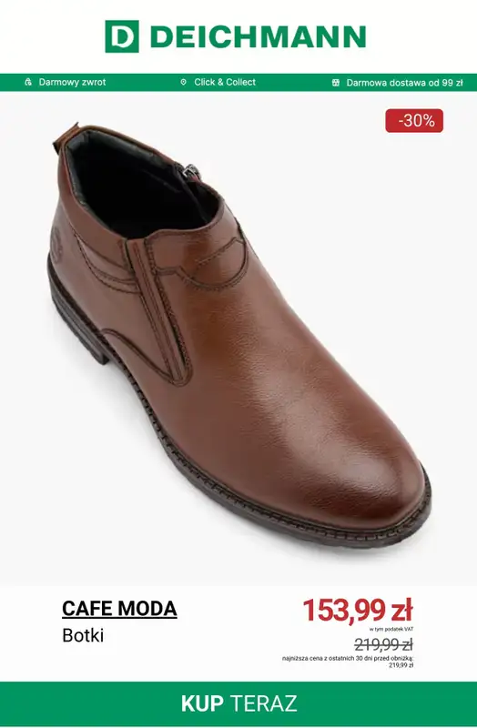 Deichmann - gazetka promocyjna Do -50% na męskie botki i kozaki od wtorku 03.02  - strona 7