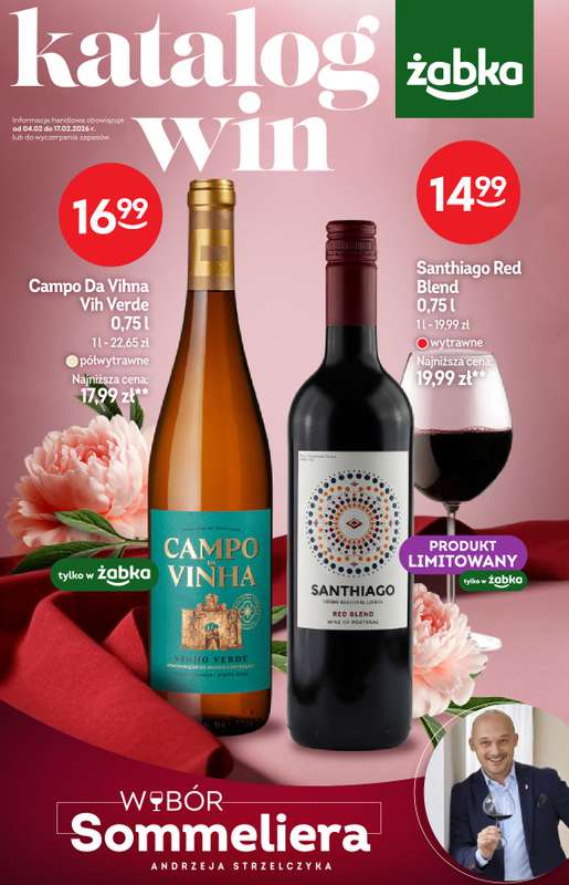 Żabka - gazetka promocyjna Katalog win od środy 04.02 do wtorku 17.02