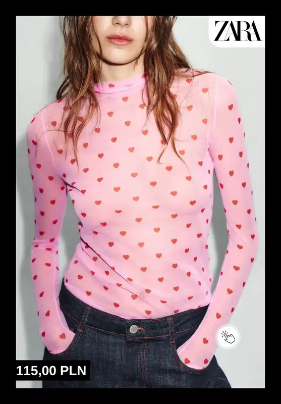 Zara - gazetka promocyjna Kolekcja walentynkowa dla niej od wtorku 03.02  - strona 9