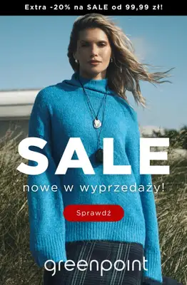 Greenpoint - gazetka promocyjna Sale do -50%: Nowości! od wtorku 03.02 