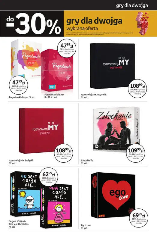BEST SALE - gazetka promocyjna Empik I Katalog prezentów: Walentynki od poniedziałku 02.02 do wtorku 10.02 - strona 4