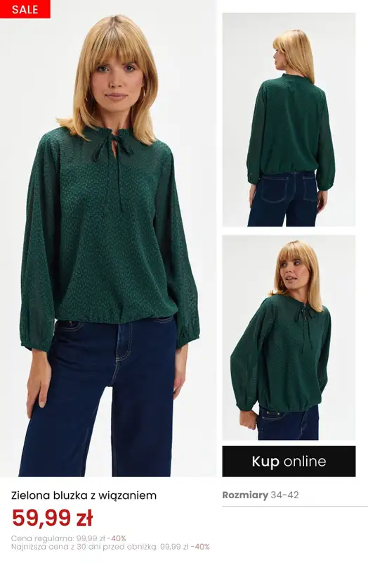 Top Secret - gazetka promocyjna Extra -20% na wyprzedaż za min. 99,99 zł od wtorku 03.02 do czwartku 12.02 - strona 10