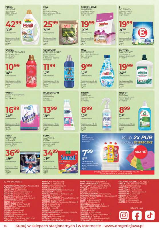 Drogerie Jawa - gazetka promocyjna Gazetka od wtorku 03.02 do wtorku 03.03 - strona 16