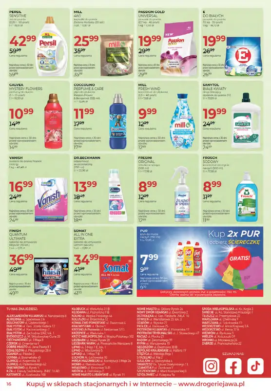 Drogerie Jawa - gazetka promocyjna Gazetka od wtorku 03.02 do wtorku 03.03 - strona 16