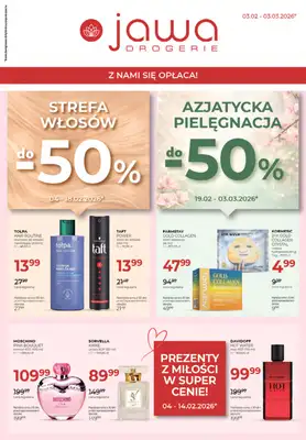 Drogerie Jawa - gazetka promocyjna Gazetka od wtorku 03.02 do wtorku 03.03
