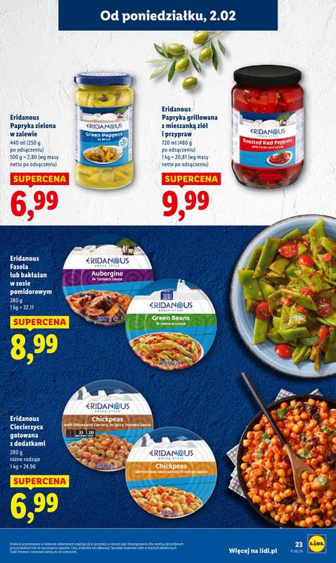 Lidl - gazetka promocyjna Oferta od poniedziałku od poniedziałku 02.02 do środy 04.02 - strona 23