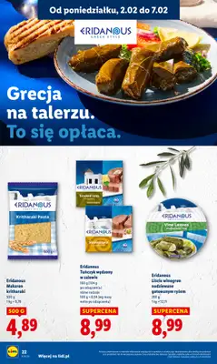 Lidl - gazetka promocyjna Oferta od poniedziałku od poniedziałku 02.02 do środy 04.02 - strona 22