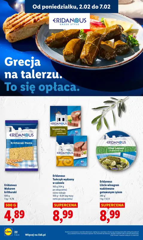 Lidl - gazetka promocyjna Oferta od poniedziałku od poniedziałku 02.02 do środy 04.02 - strona 22