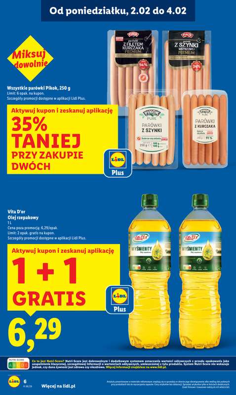 Lidl - gazetka promocyjna Oferta od poniedziałku od poniedziałku 02.02 do środy 04.02 - strona 6