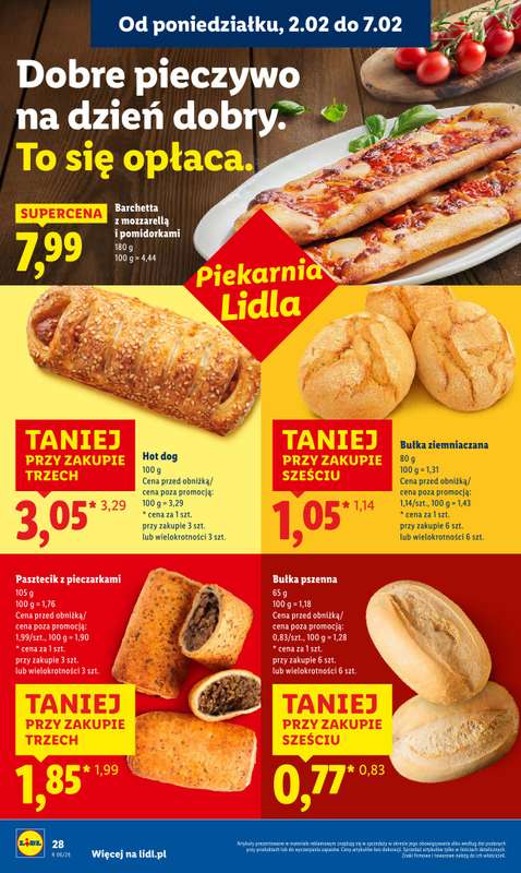 Lidl - gazetka promocyjna Oferta od poniedziałku od poniedziałku 02.02 do środy 04.02 - strona 28