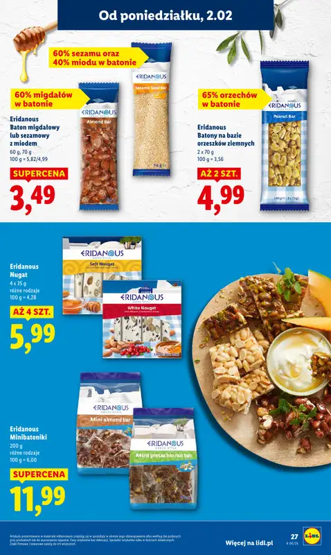 Lidl - gazetka promocyjna Oferta od poniedziałku od poniedziałku 02.02 do środy 04.02 - strona 27