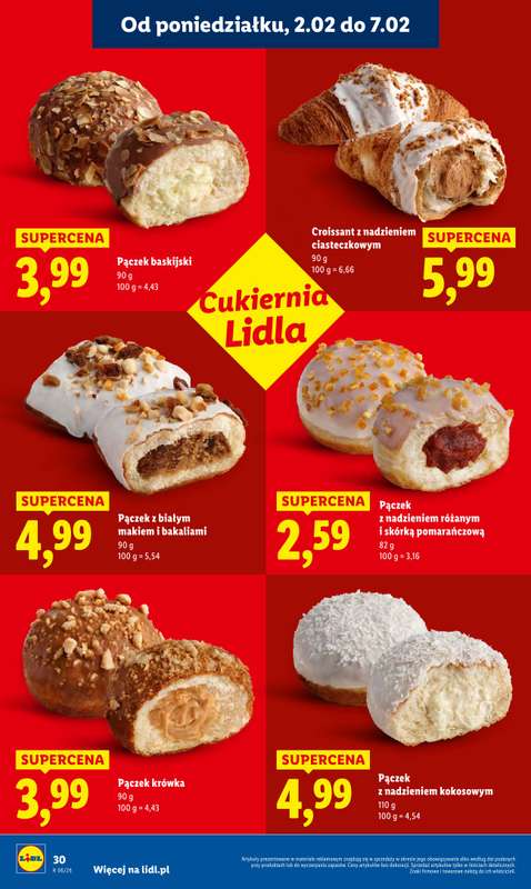 Lidl - gazetka promocyjna Oferta od poniedziałku od poniedziałku 02.02 do środy 04.02 - strona 30