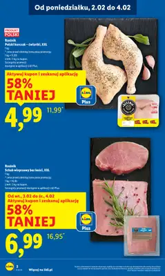 Lidl - gazetka promocyjna Oferta od poniedziałku od poniedziałku 02.02 do środy 04.02 - strona 2
