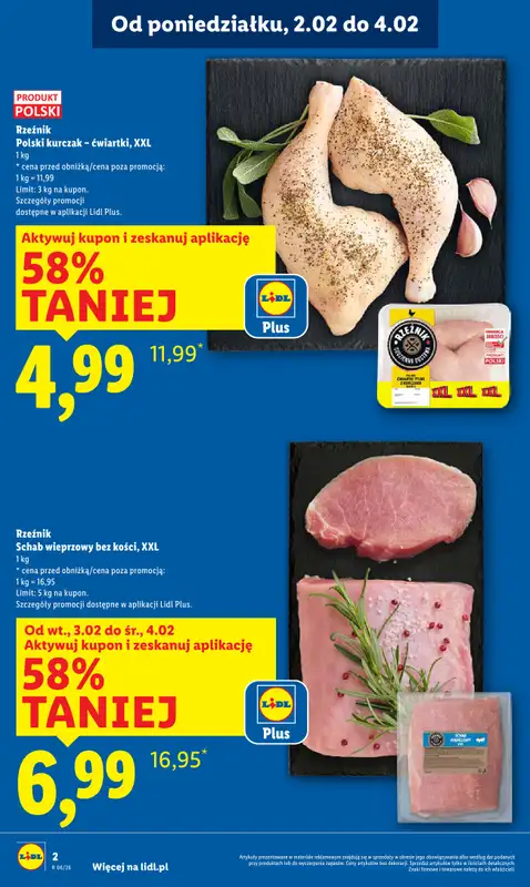 Lidl - gazetka promocyjna Oferta od poniedziałku od poniedziałku 02.02 do środy 04.02 - strona 2