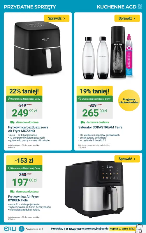 ERLI - gazetka promocyjna Wyposażenie domu – HITY tygodnia! od środy 04.02 do niedzieli 08.02 - strona 4