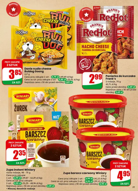 Dino - gazetka promocyjna Gazetka 06 / 2026 od środy 04.02 do wtorku 10.02 - strona 31