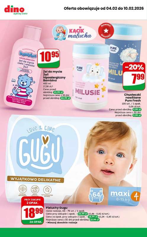 Dino - gazetka promocyjna Najlepsze promocje! od środy 04.02 do wtorku 10.02 - strona 10