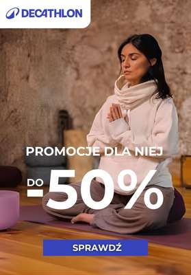 Decathlon - gazetka promocyjna Do -50% wyprzedaż dla niej od wtorku 03.02 