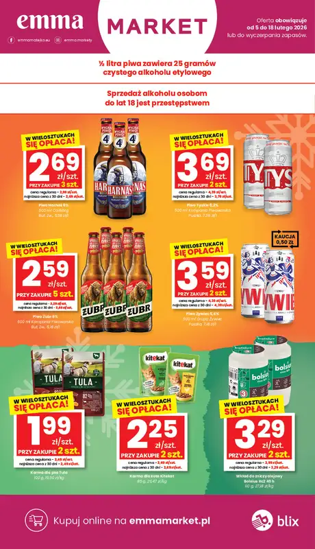 emma MARKET - gazetka promocyjna Gazetka od czwartku 05.02 do środy 18.02 - strona 6