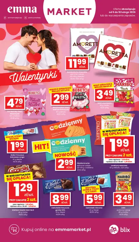 emma MARKET - gazetka promocyjna Gazetka od czwartku 05.02 do środy 18.02 - strona 13