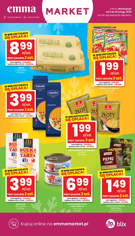 emma MARKET - gazetka promocyjna Gazetka od czwartku 05.02 do środy 18.02 - strona 4