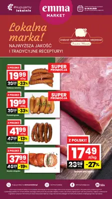 emma MARKET - gazetka promocyjna Plakat promocyjny od czwartku 12.02 do środy 18.02