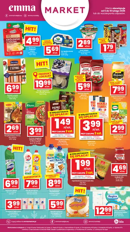 emma MARKET - gazetka promocyjna Plakaty promocyjne od czwartku 05.02 do środy 18.02 - strona 2