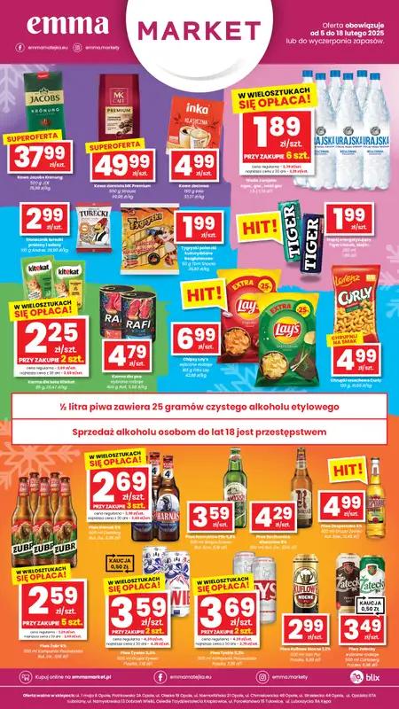 emma MARKET - gazetka promocyjna Plakaty promocyjne od czwartku 05.02 do środy 18.02 - strona 4