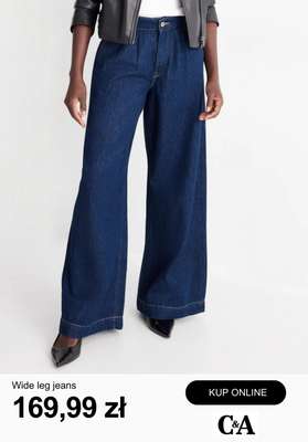Wide leg jeans