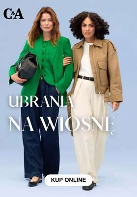 C&A - gazetka promocyjna Nowe ubrania na wiosnę od wtorku 03.02 