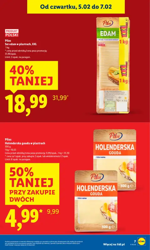 Lidl - gazetka promocyjna Oferta od czwartku od czwartku 05.02 do soboty 07.02 - strona 7