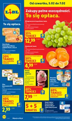 Lidl - gazetka promocyjna Oferta od czwartku od czwartku 05.02 do soboty 07.02