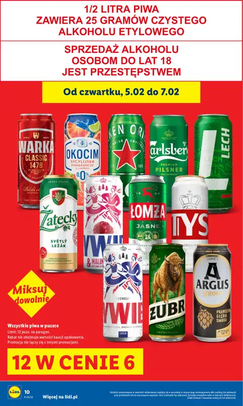 Lidl - gazetka promocyjna Oferta od czwartku od czwartku 05.02 do soboty 07.02 - strona 10