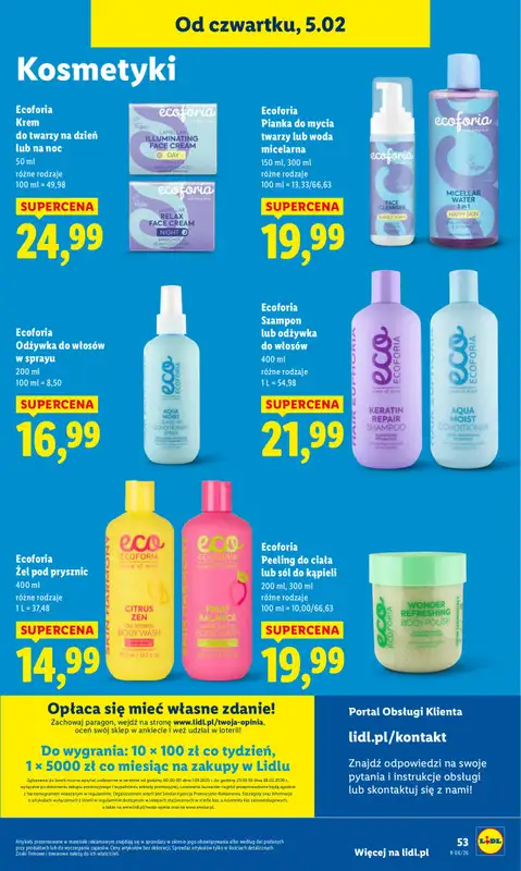 Lidl - gazetka promocyjna Oferta od czwartku od czwartku 05.02 do soboty 07.02 - strona 55
