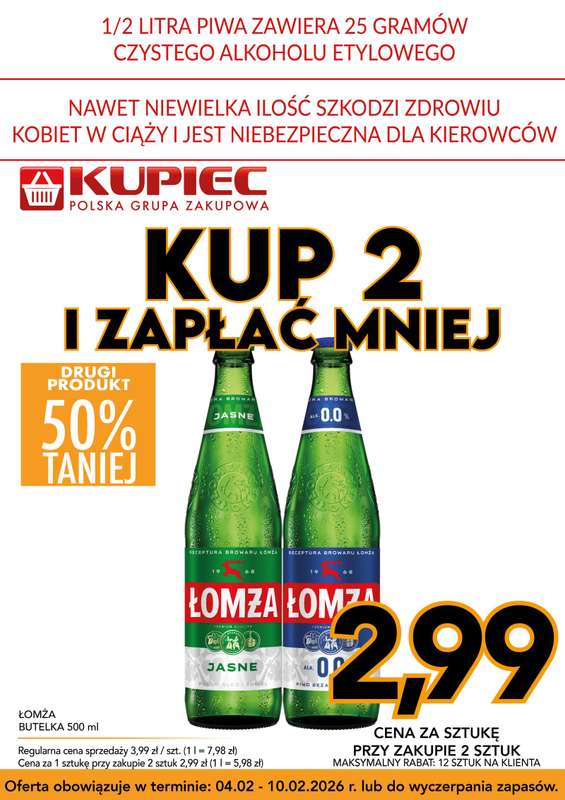 Kupiec - gazetka promocyjna Promopaki od środy 04.02 do wtorku 10.02 - strona 6