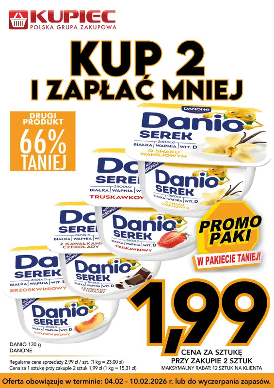 Kupiec - gazetka promocyjna Promopaki od środy 04.02 do wtorku 10.02 - strona 4
