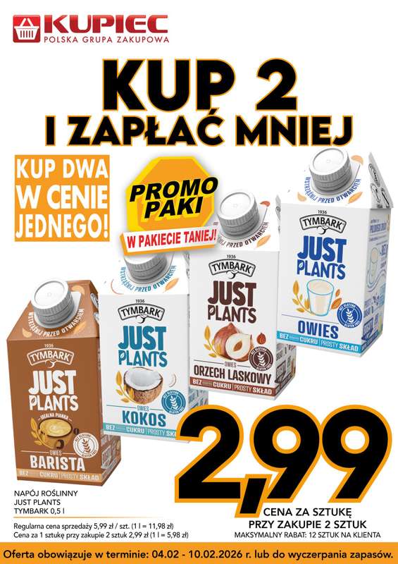 Kupiec - gazetka promocyjna Promopaki od środy 04.02 do wtorku 10.02 - strona 7