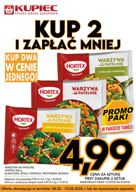 Kupiec - gazetka promocyjna Promopaki od środy 04.02 do wtorku 10.02 - strona 5
