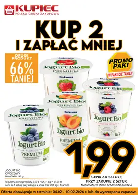 Kupiec - gazetka promocyjna Promopaki od środy 04.02 do wtorku 10.02 - strona 2