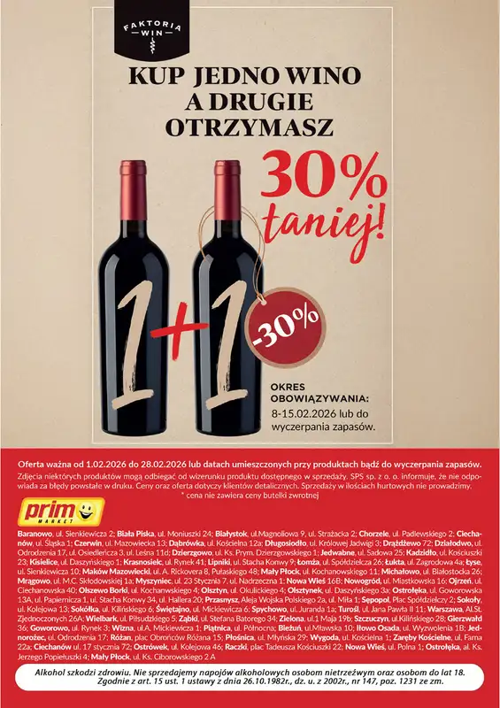 Prim Market - gazetka promocyjna Gazetka alkoholowa od środy 04.02 do soboty 28.02 - strona 12