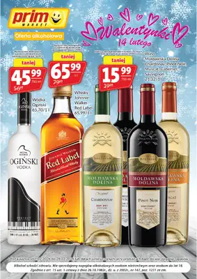 Prim Market - gazetka promocyjna Gazetka alkoholowa od środy 04.02 do soboty 28.02