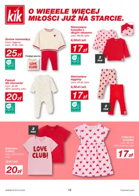 KiK - gazetka promocyjna Gazetka  do niedzieli 22.02 - strona 14