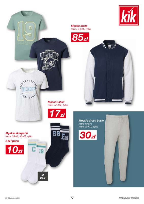 KiK - gazetka promocyjna Gazetka  do niedzieli 22.02 - strona 17
