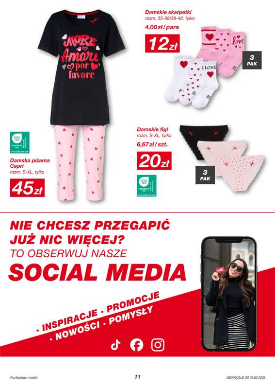 KiK - gazetka promocyjna Gazetka  do niedzieli 22.02 - strona 11