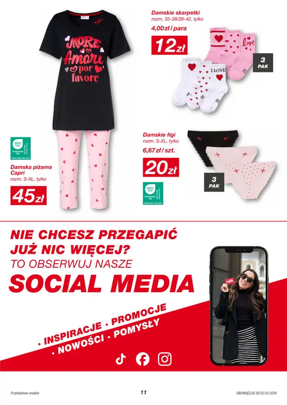 KiK - gazetka promocyjna Gazetka  do niedzieli 22.02 - strona 11