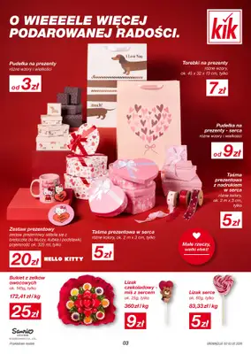 KiK - gazetka promocyjna Gazetka  do niedzieli 22.02 - strona 3