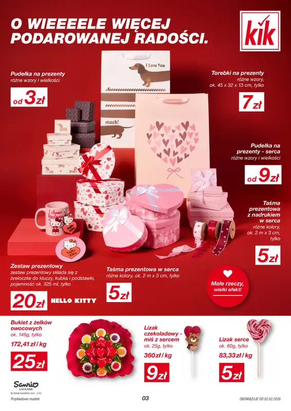 KiK - gazetka promocyjna Gazetka  do niedzieli 22.02 - strona 3