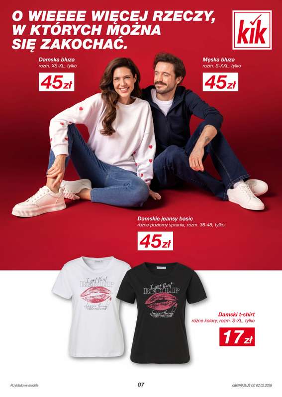 KiK - gazetka promocyjna Gazetka  do niedzieli 22.02 - strona 7